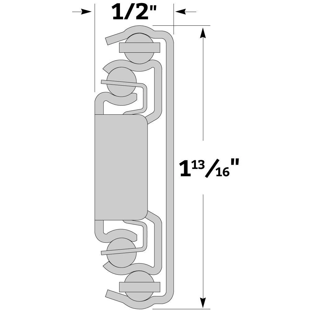 100-lb. Self-Closing Full Extension Drawer Slides - Centerline® 757 SC (16" To 22") - Image 4