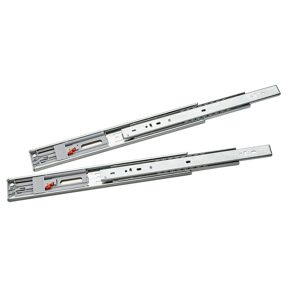 100-lb. Push-to-Open Full Extension Drawer Slides - Centerline® 757-P (16" To 22") - Image 3