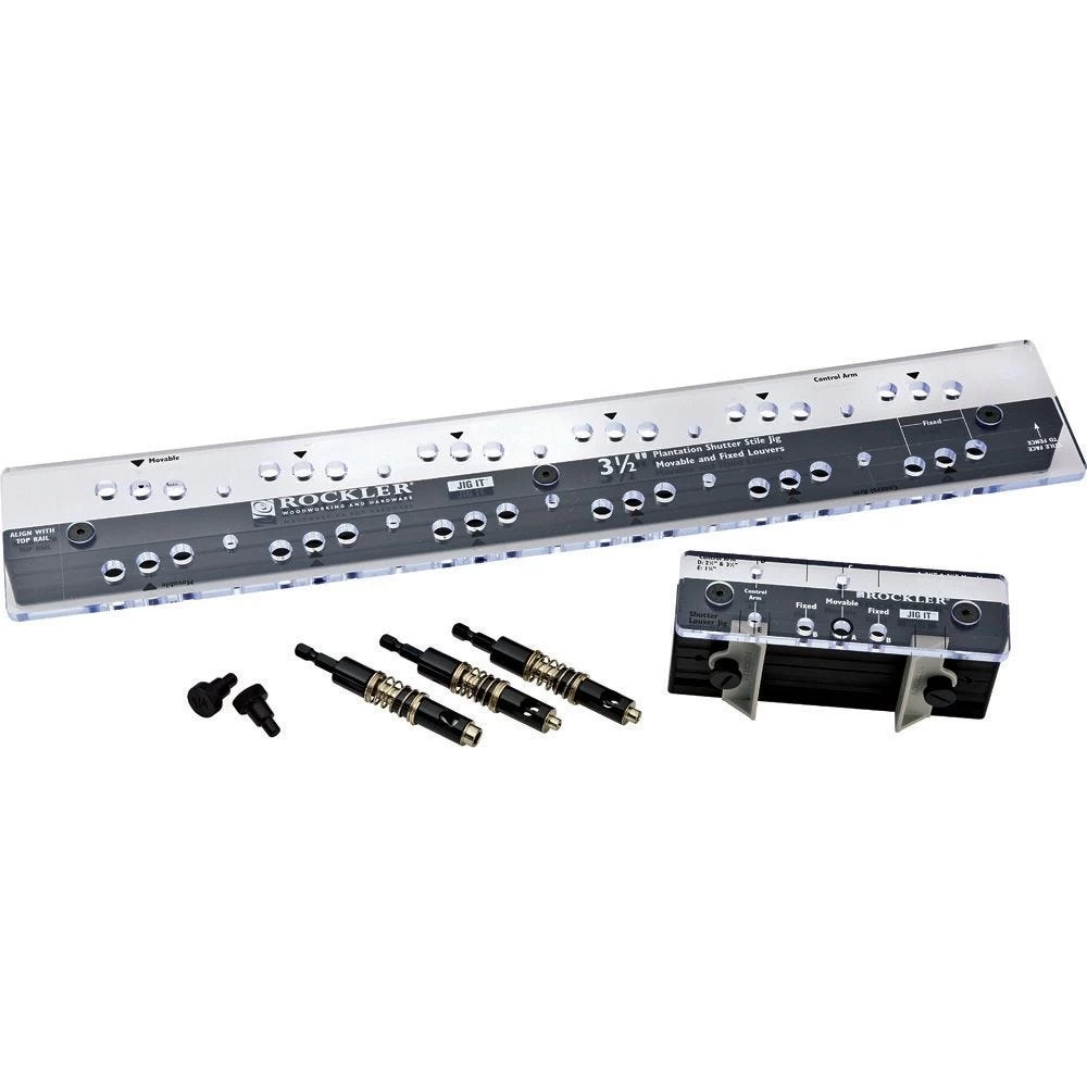 3-1/2'' Fixed/Movable Louver Shutter Jig And Hardware - Image 7