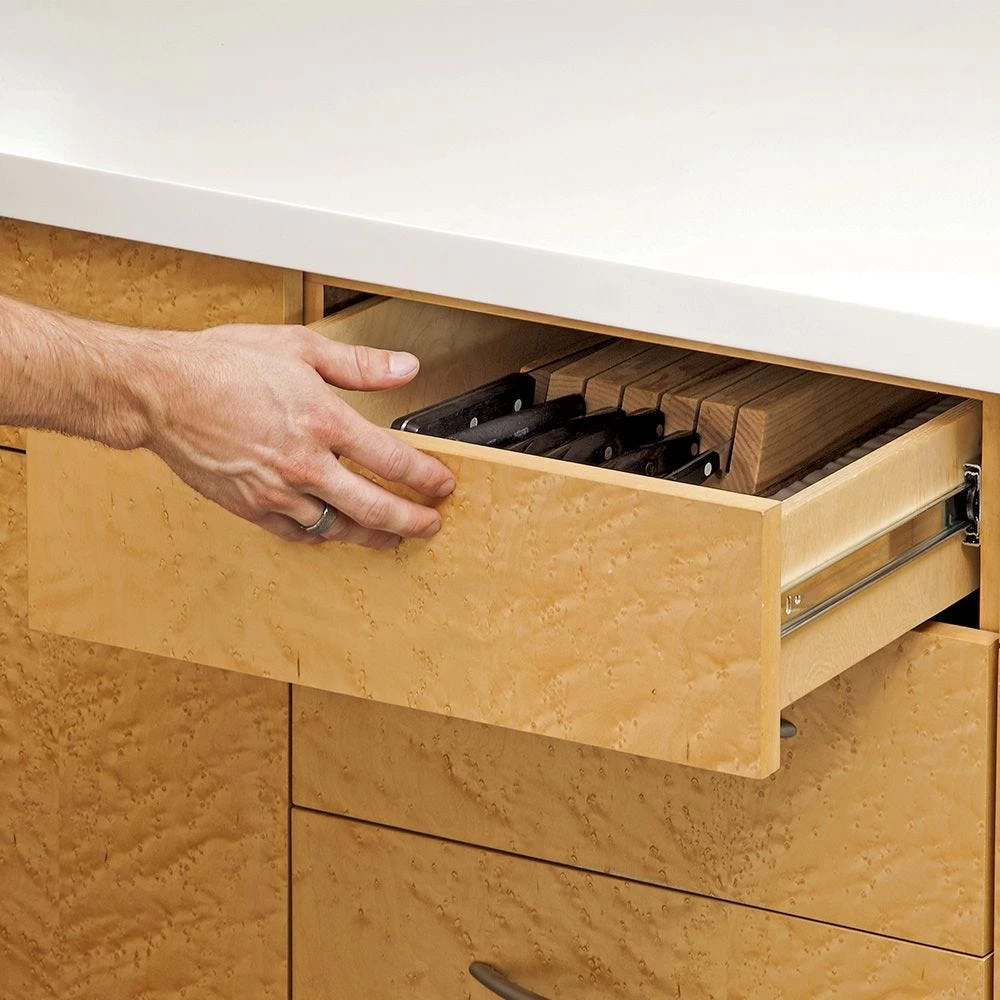 100-lb. Push-to-Open Full Extension Drawer Slides - Centerline® 757-P (16" To 22")