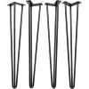 I-Semble 3-Rod Hairpin Legs, 4-Pack, Black