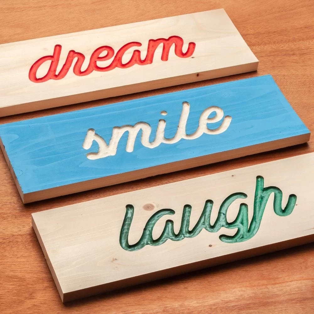 Rockler Interlock Signmaker's Templates, Script Font - Image 11