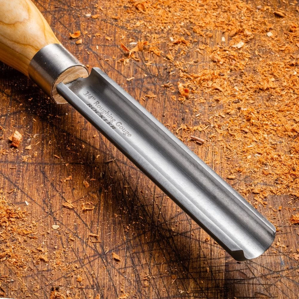 Rockler High-Speed Steel 3/4'' Spindle Roughing Gouge - Image 3