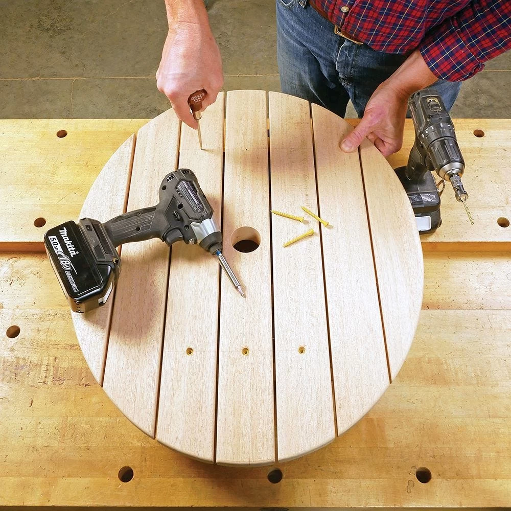Rockler Bar-Height Adirondack Table Plan With Templates - Image 12