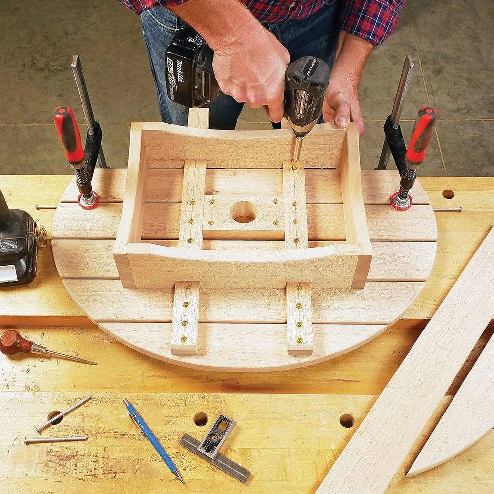 Rockler Bar-Height Adirondack Table Plan With Templates - Image 20