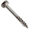 Centerline #7 X 1-1/4'' Pan Head Square Drive Pocket Hole Screws, Coarse Thread, Lube Finished, 200-Pack