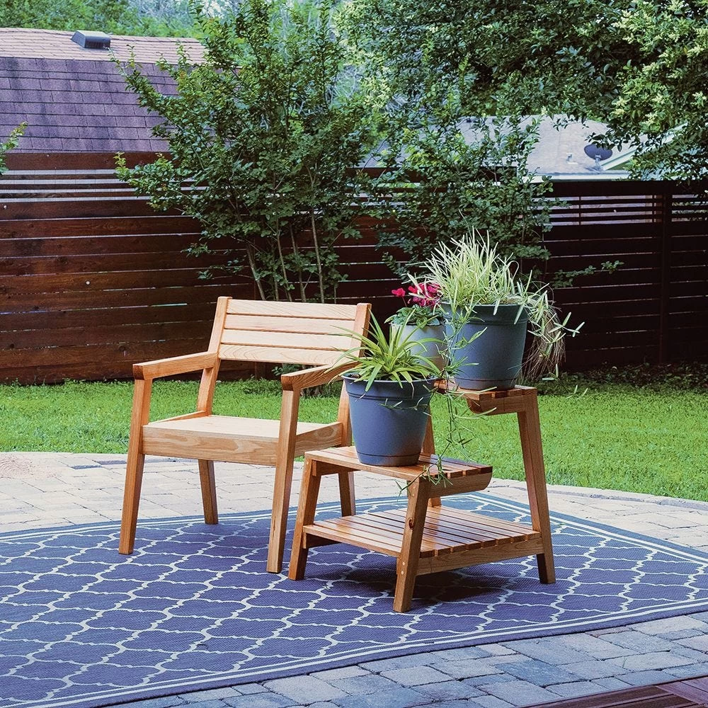 Rockler Modern Patio Plant Stand Plan With Templates - Image 8