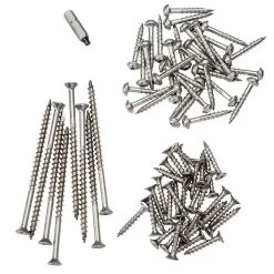 Stainless Steel Hardware Pack For Rockler Modern Patio Chair
