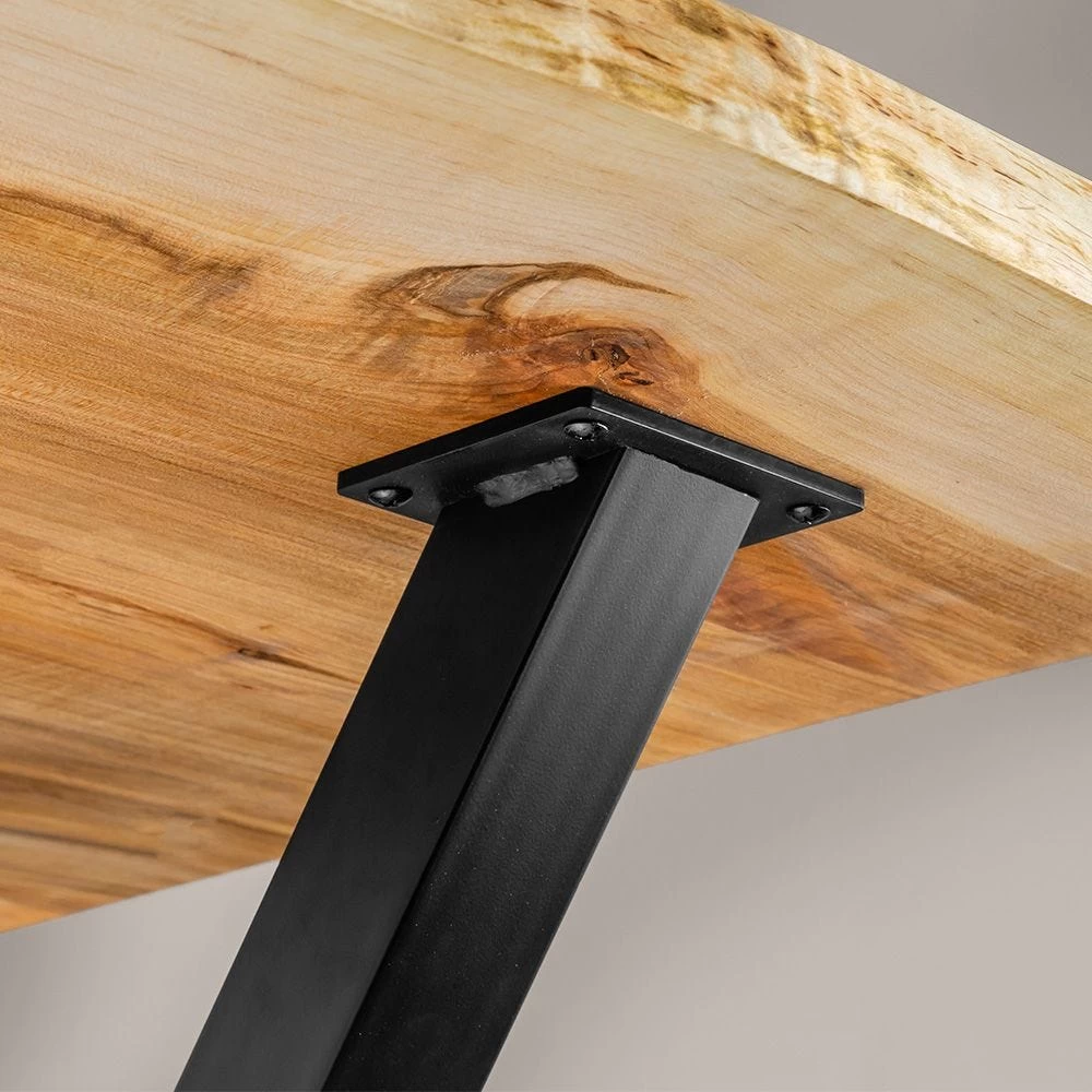 I-Semble Crossed Bar Steel Legs With Adjustable Feet, Set Of 2 - Image 4